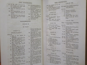AN ESSAY CONCERNING HUMAN UNDERSTANDING BY JOHN LOCKE 1817 LEATHER BOUND