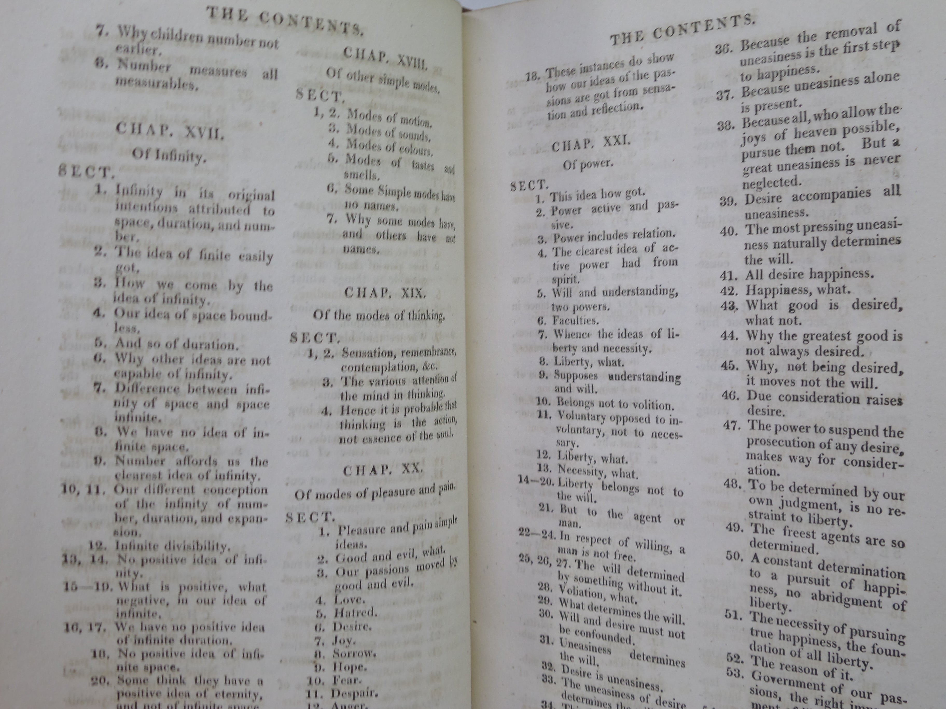 AN ESSAY CONCERNING HUMAN UNDERSTANDING BY JOHN LOCKE 1817 LEATHER BOUND