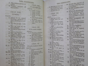 AN ESSAY CONCERNING HUMAN UNDERSTANDING BY JOHN LOCKE 1817 LEATHER BOUND