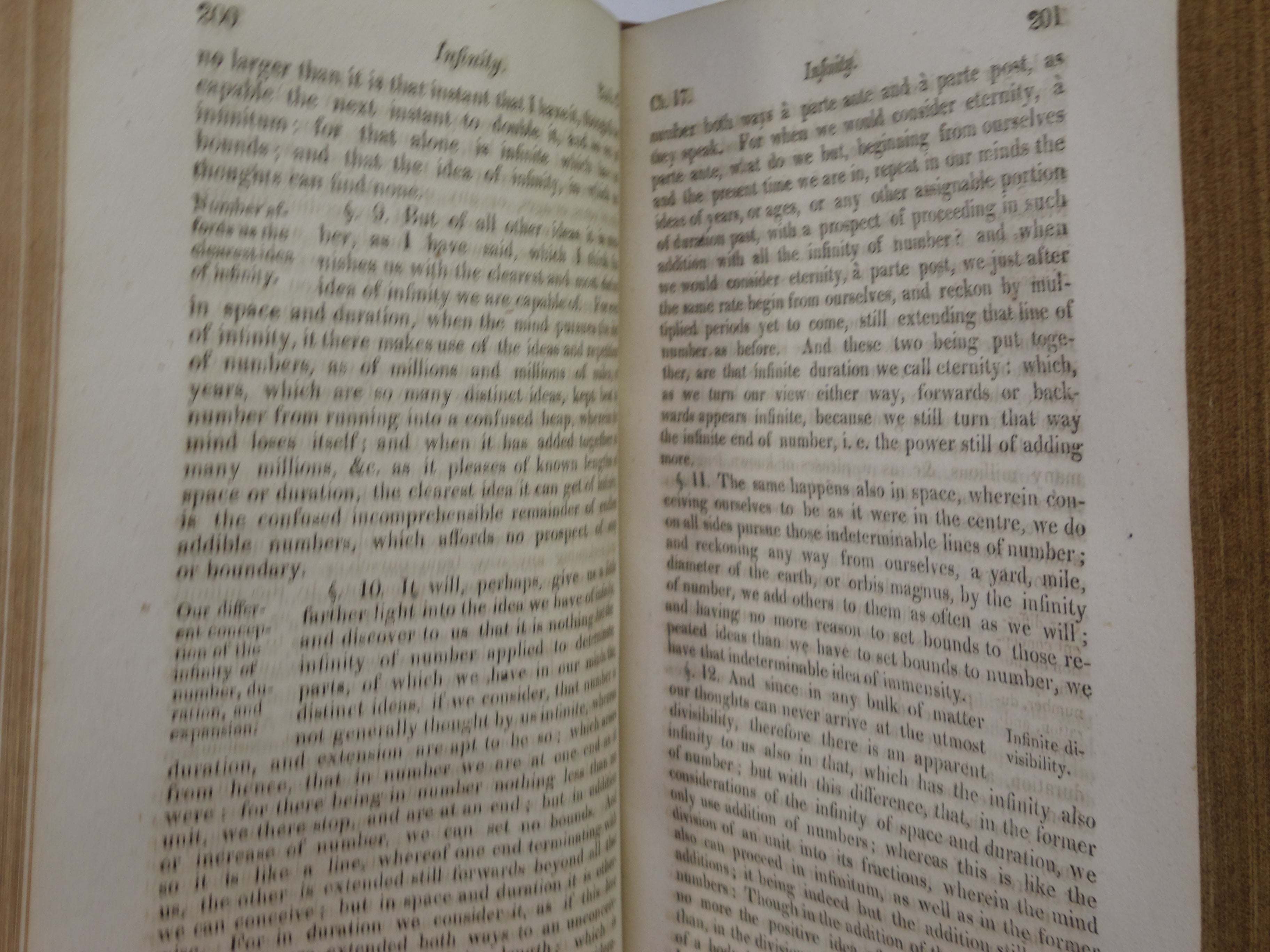 AN ESSAY CONCERNING HUMAN UNDERSTANDING BY JOHN LOCKE 1817 LEATHER BOUND
