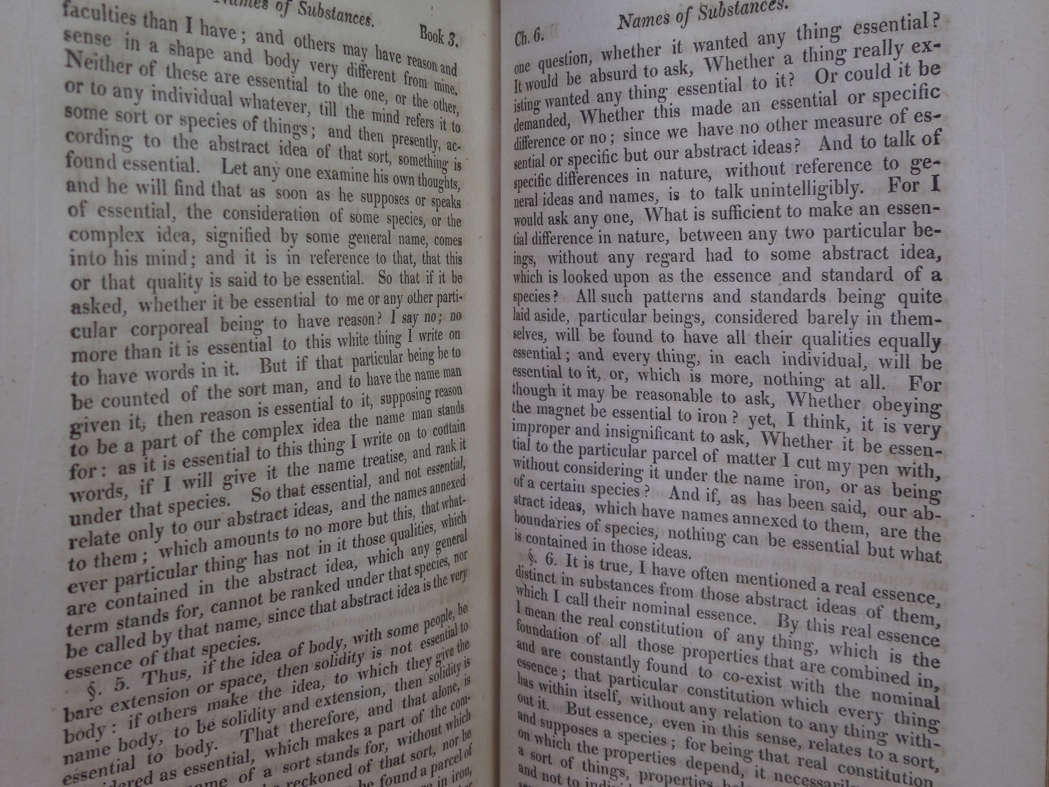 AN ESSAY CONCERNING HUMAN UNDERSTANDING BY JOHN LOCKE 1817 LEATHER BOUND