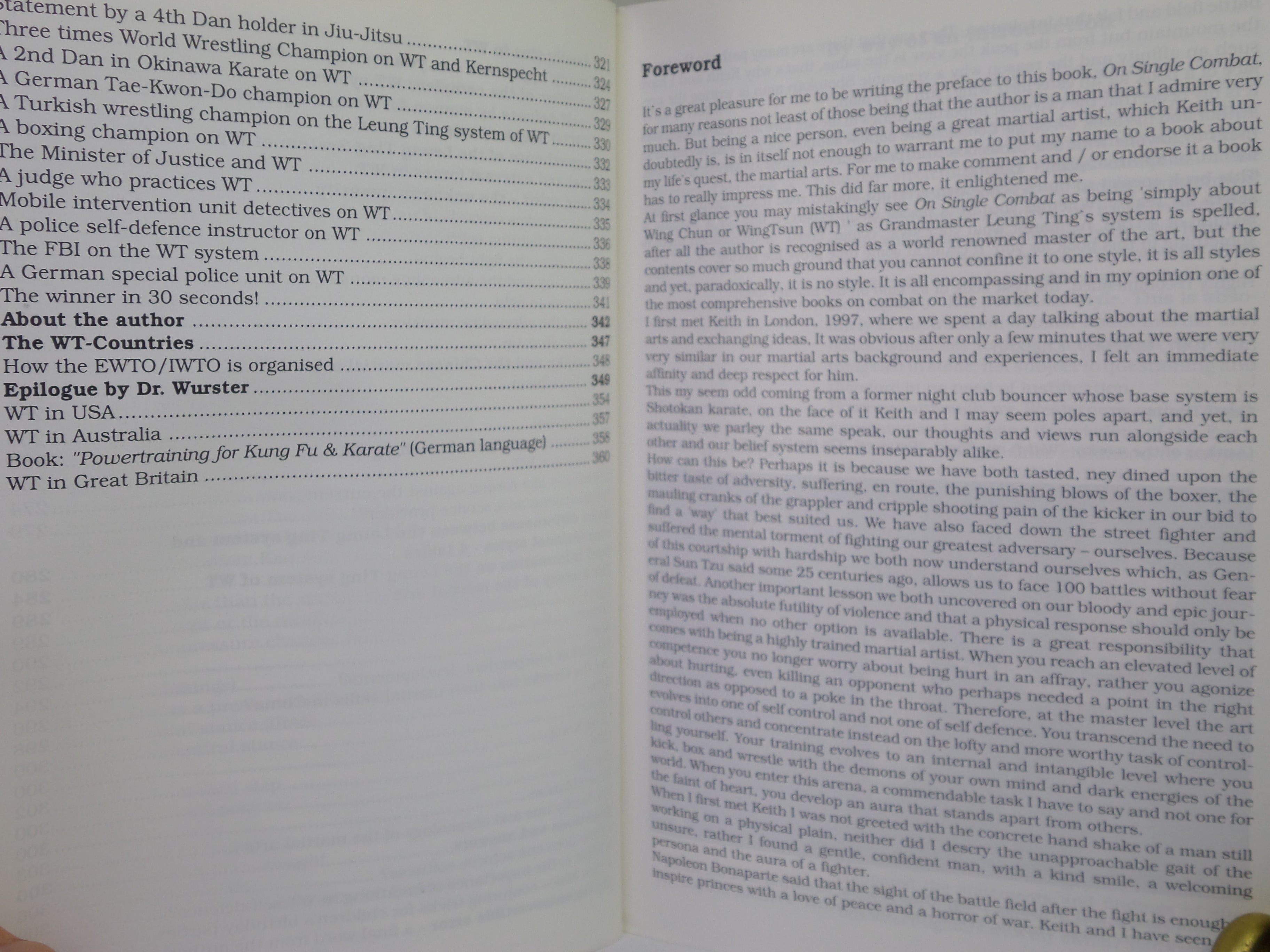 ON SINGLE COMBAT BY KEITH R. KERNSPECHT 1998