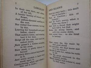 LANCELOT & ELAINE BY ALFRED LORD TENNYSON CA.1890 SIGNED & ILLUSTRATED BY REGINALD L. KNOWLES