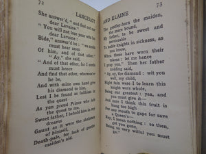 LANCELOT & ELAINE BY ALFRED LORD TENNYSON CA.1890 SIGNED & ILLUSTRATED BY REGINALD L. KNOWLES