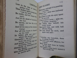 LANCELOT & ELAINE BY ALFRED LORD TENNYSON CA.1890 SIGNED & ILLUSTRATED BY REGINALD L. KNOWLES