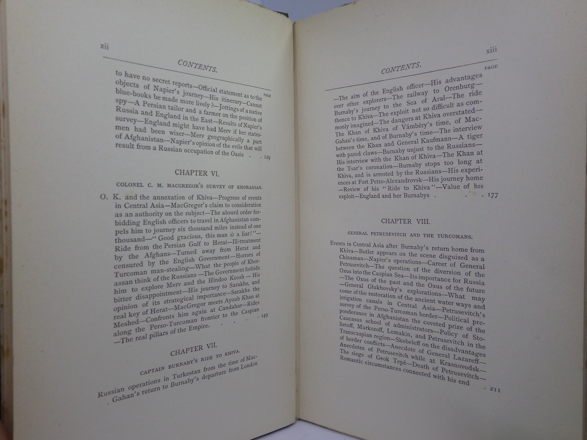 RECONNOITRING CENTRAL ASIA BY CHARLES MARVIN 1885 SECOND EDITION