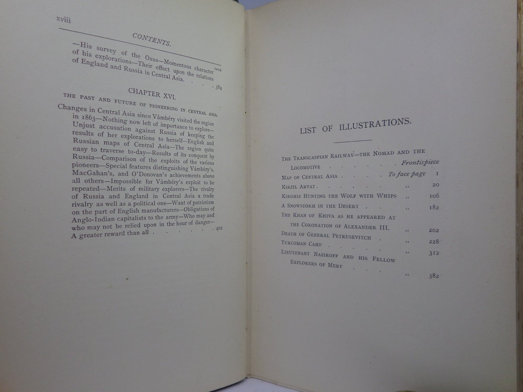 RECONNOITRING CENTRAL ASIA BY CHARLES MARVIN 1885 SECOND EDITION