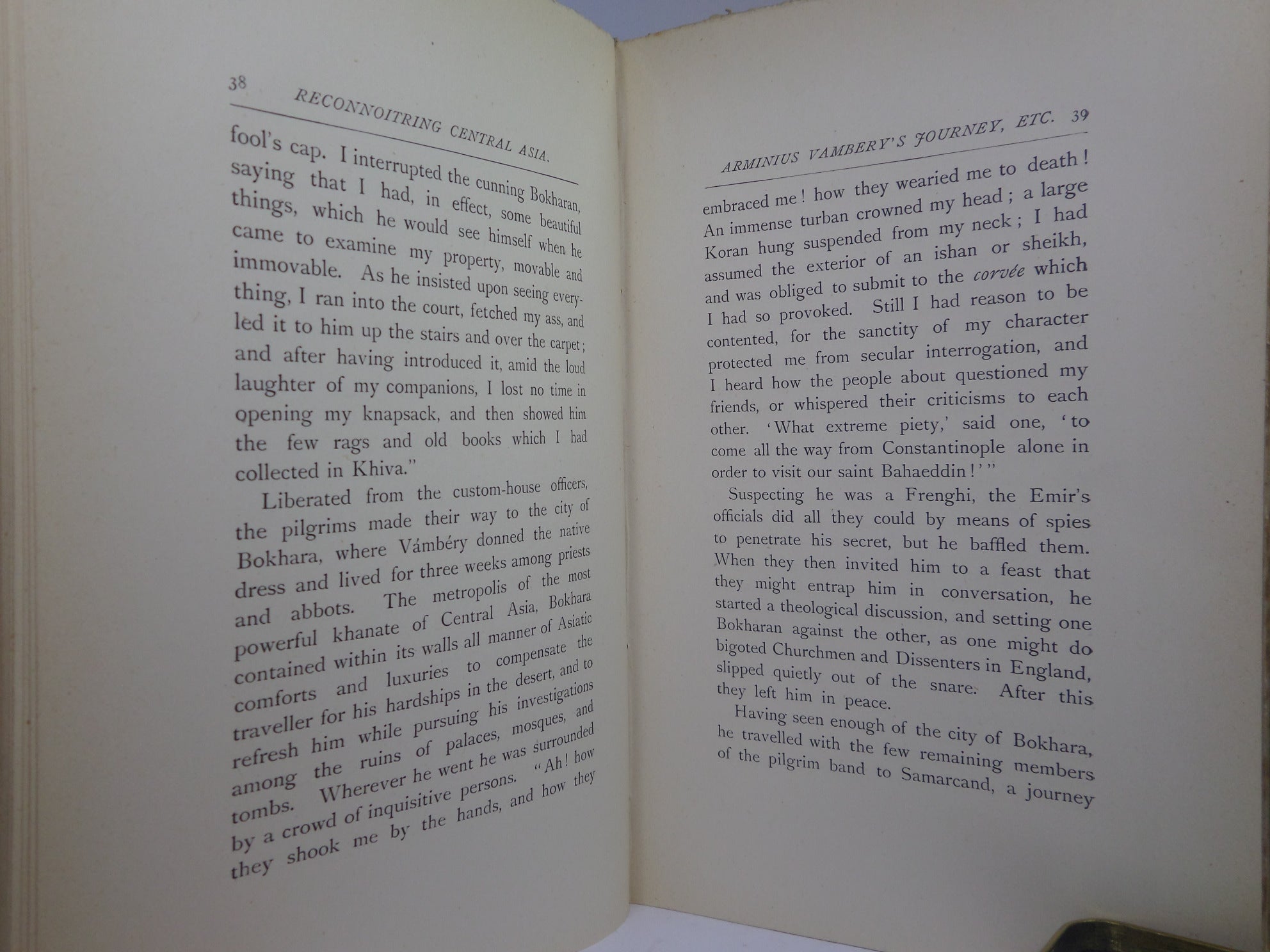 RECONNOITRING CENTRAL ASIA BY CHARLES MARVIN 1885 SECOND EDITION