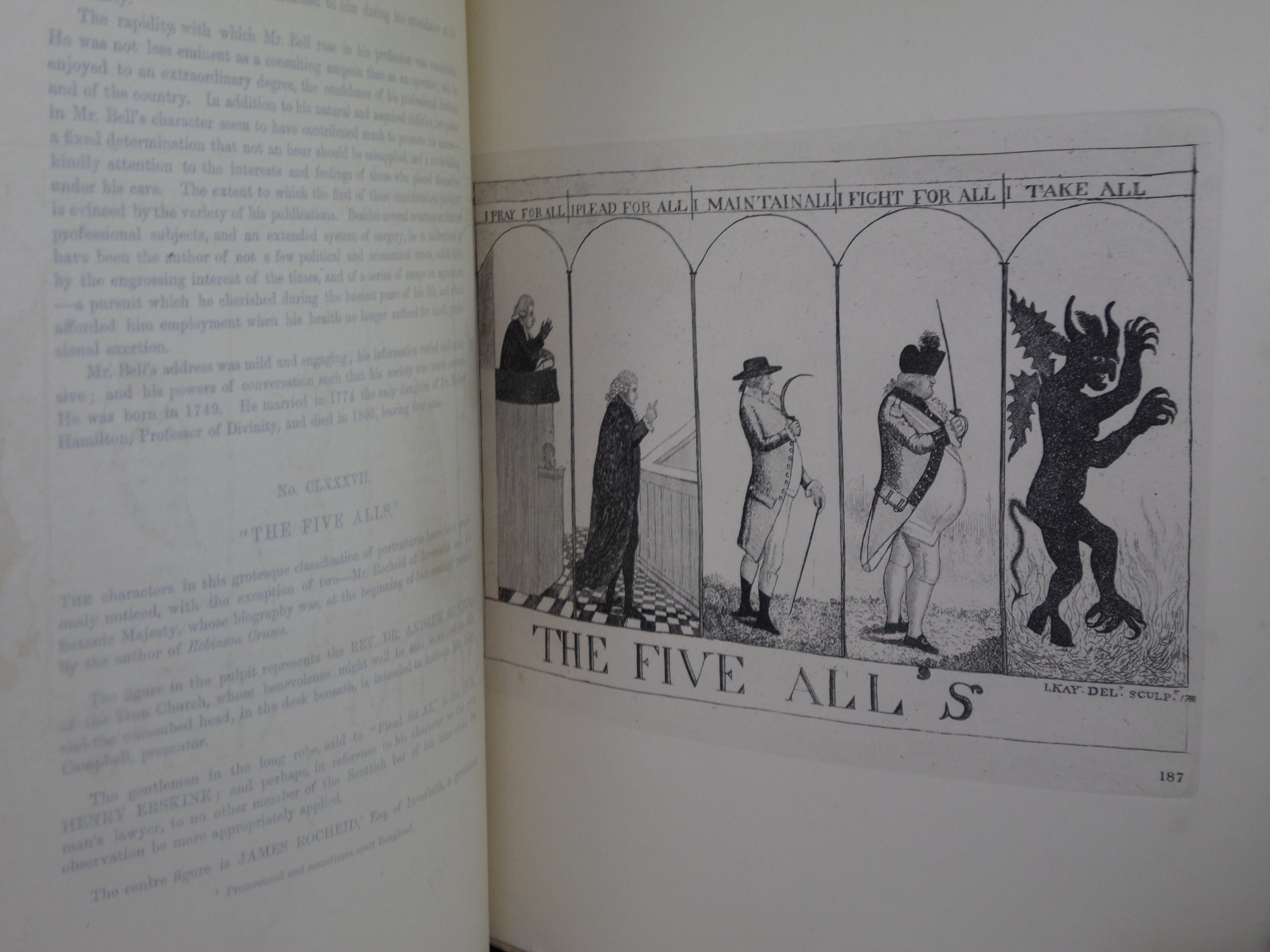 A SERIES OF ORIGINAL PORTRAITS AND CARICATURE ETCHINGS BY JOHN KAY 1877