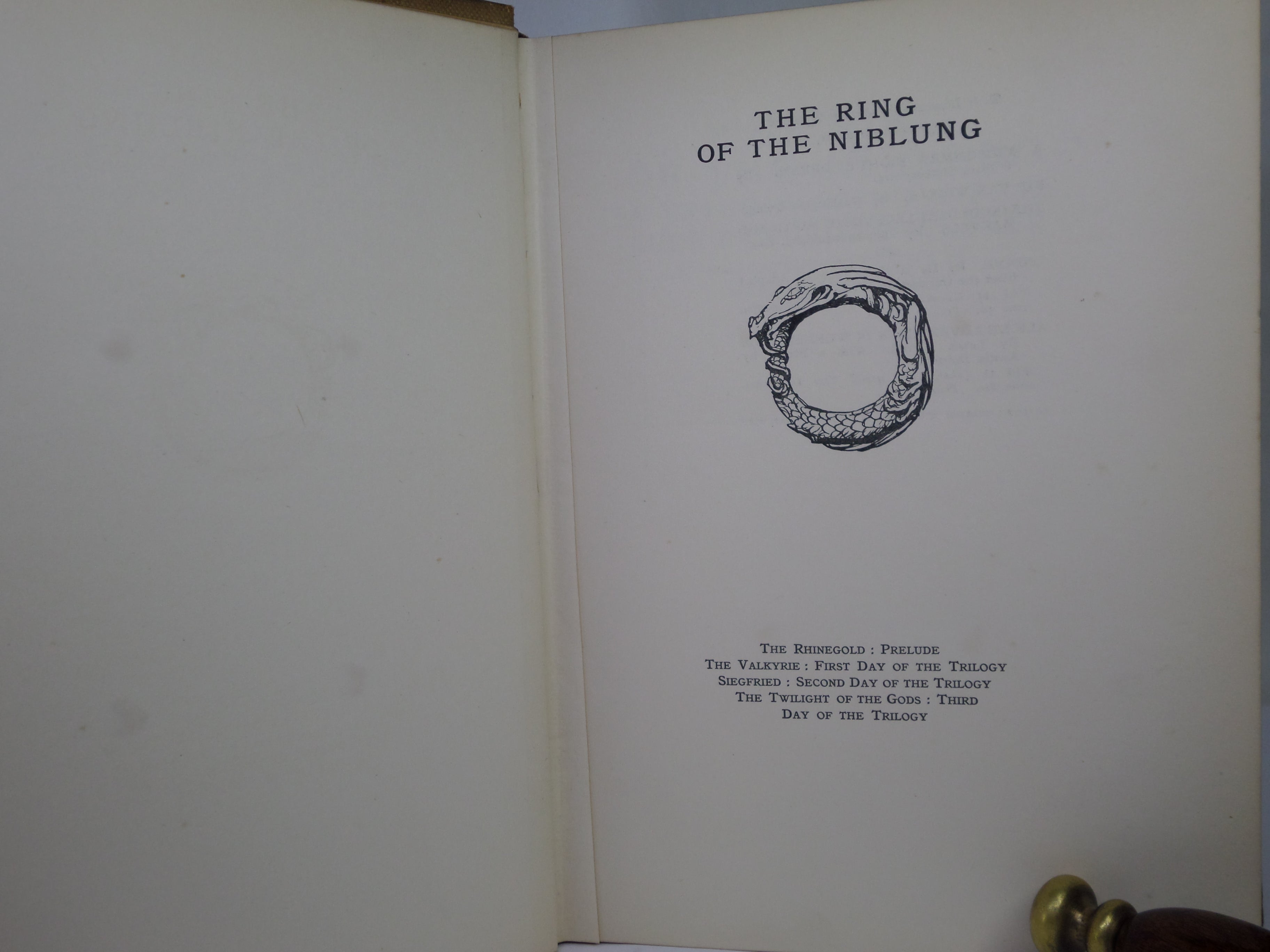 THE RHINEGOLD & THE VALKYRIE - SIEGFRIED & THE TWILIGHT OF THE GODS 1910-1911 ARTHUR RACKHAM FIRST EDITIONS