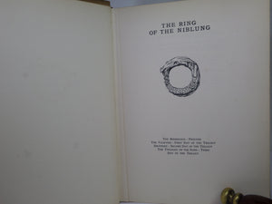 THE RHINEGOLD & THE VALKYRIE - SIEGFRIED & THE TWILIGHT OF THE GODS 1910-1911 ARTHUR RACKHAM FIRST EDITIONS
