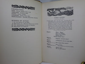 THE RHINEGOLD & THE VALKYRIE - SIEGFRIED & THE TWILIGHT OF THE GODS 1910-1911 ARTHUR RACKHAM FIRST EDITIONS