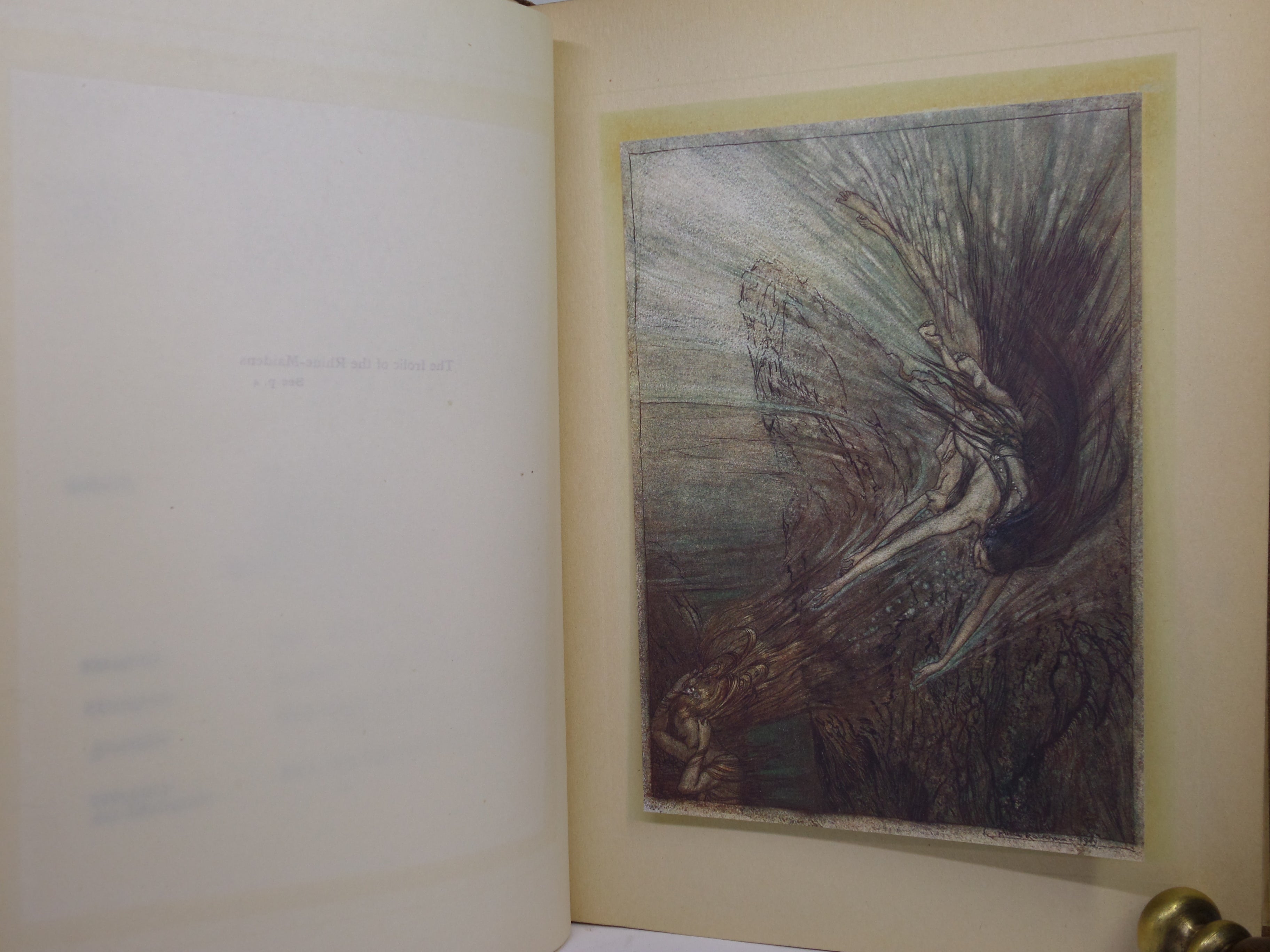 THE RHINEGOLD & THE VALKYRIE - SIEGFRIED & THE TWILIGHT OF THE GODS 1910-1911 ARTHUR RACKHAM FIRST EDITIONS
