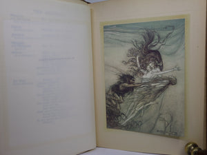 THE RHINEGOLD & THE VALKYRIE - SIEGFRIED & THE TWILIGHT OF THE GODS 1910-1911 ARTHUR RACKHAM FIRST EDITIONS