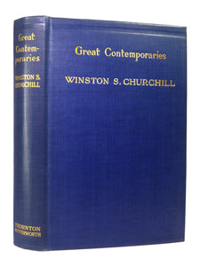 GREAT CONTEMPORARIES BY THE RT. HON. WINSTON S. CHURCHILL 1937 FIRST EDITION