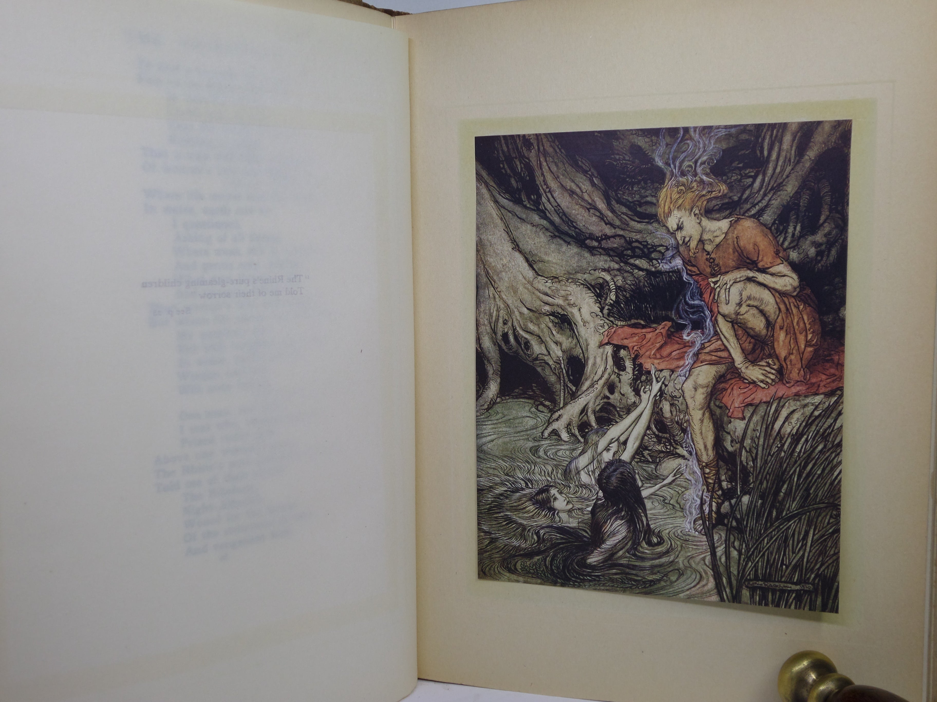 THE RHINEGOLD & THE VALKYRIE - SIEGFRIED & THE TWILIGHT OF THE GODS 1910-1911 ARTHUR RACKHAM FIRST EDITIONS