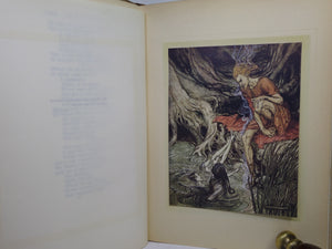 THE RHINEGOLD & THE VALKYRIE - SIEGFRIED & THE TWILIGHT OF THE GODS 1910-1911 ARTHUR RACKHAM FIRST EDITIONS