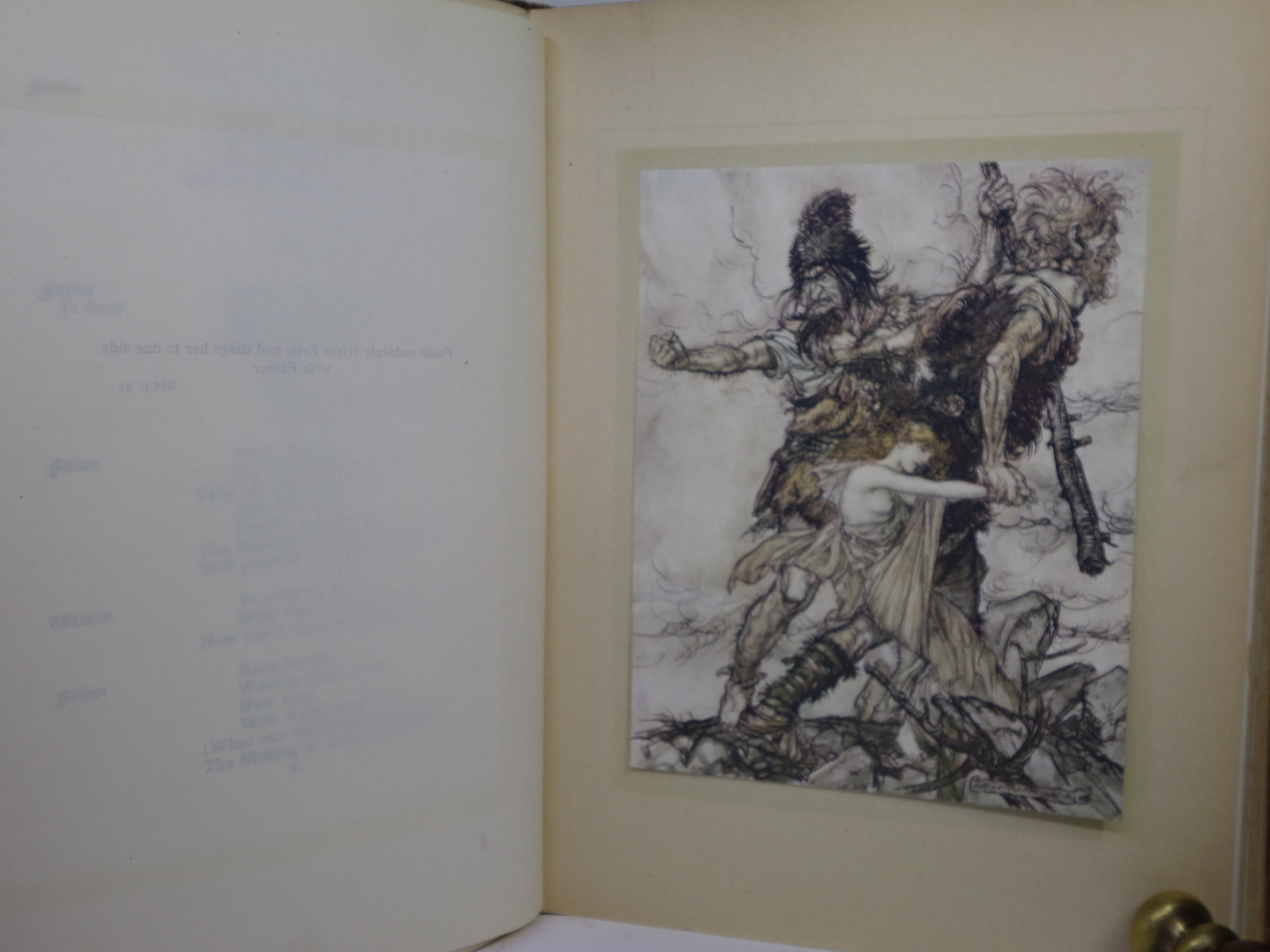 THE RHINEGOLD & THE VALKYRIE - SIEGFRIED & THE TWILIGHT OF THE GODS 1910-1911 ARTHUR RACKHAM FIRST EDITIONS