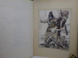 THE RHINEGOLD & THE VALKYRIE - SIEGFRIED & THE TWILIGHT OF THE GODS 1910-1911 ARTHUR RACKHAM FIRST EDITIONS