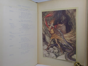 THE RHINEGOLD & THE VALKYRIE - SIEGFRIED & THE TWILIGHT OF THE GODS 1910-1911 ARTHUR RACKHAM FIRST EDITIONS