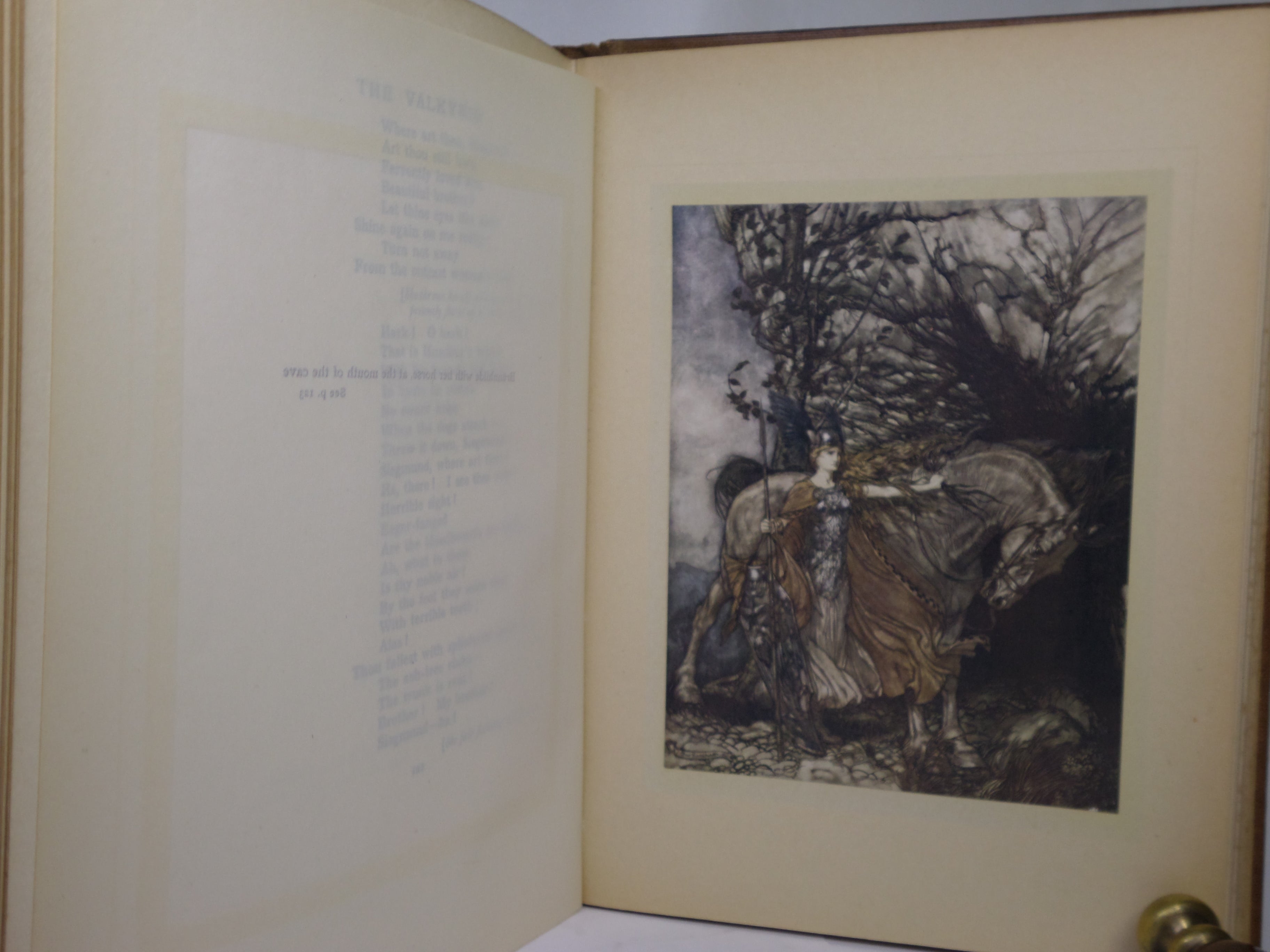 THE RHINEGOLD & THE VALKYRIE - SIEGFRIED & THE TWILIGHT OF THE GODS 1910-1911 ARTHUR RACKHAM FIRST EDITIONS