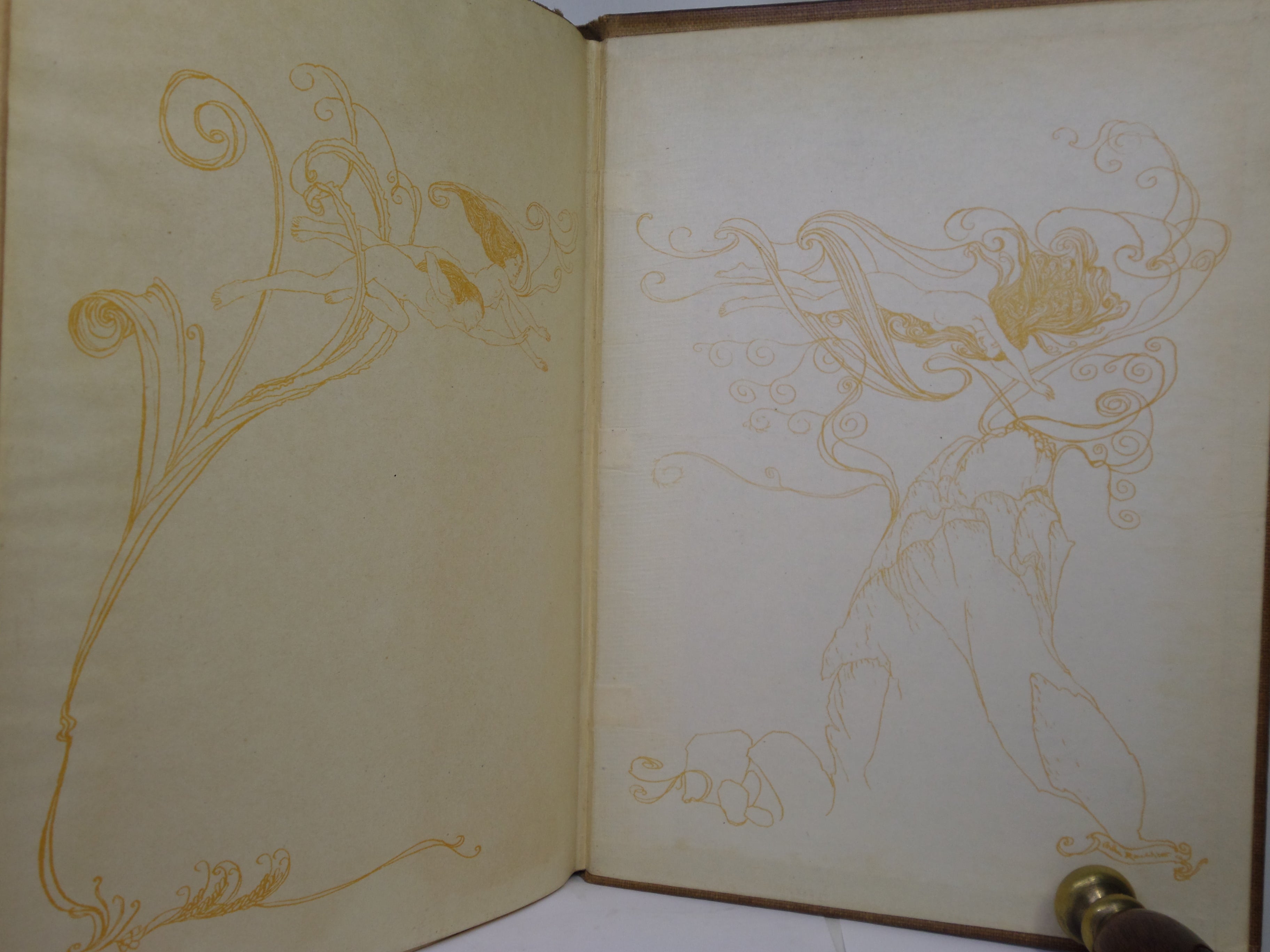THE RHINEGOLD & THE VALKYRIE - SIEGFRIED & THE TWILIGHT OF THE GODS 1910-1911 ARTHUR RACKHAM FIRST EDITIONS