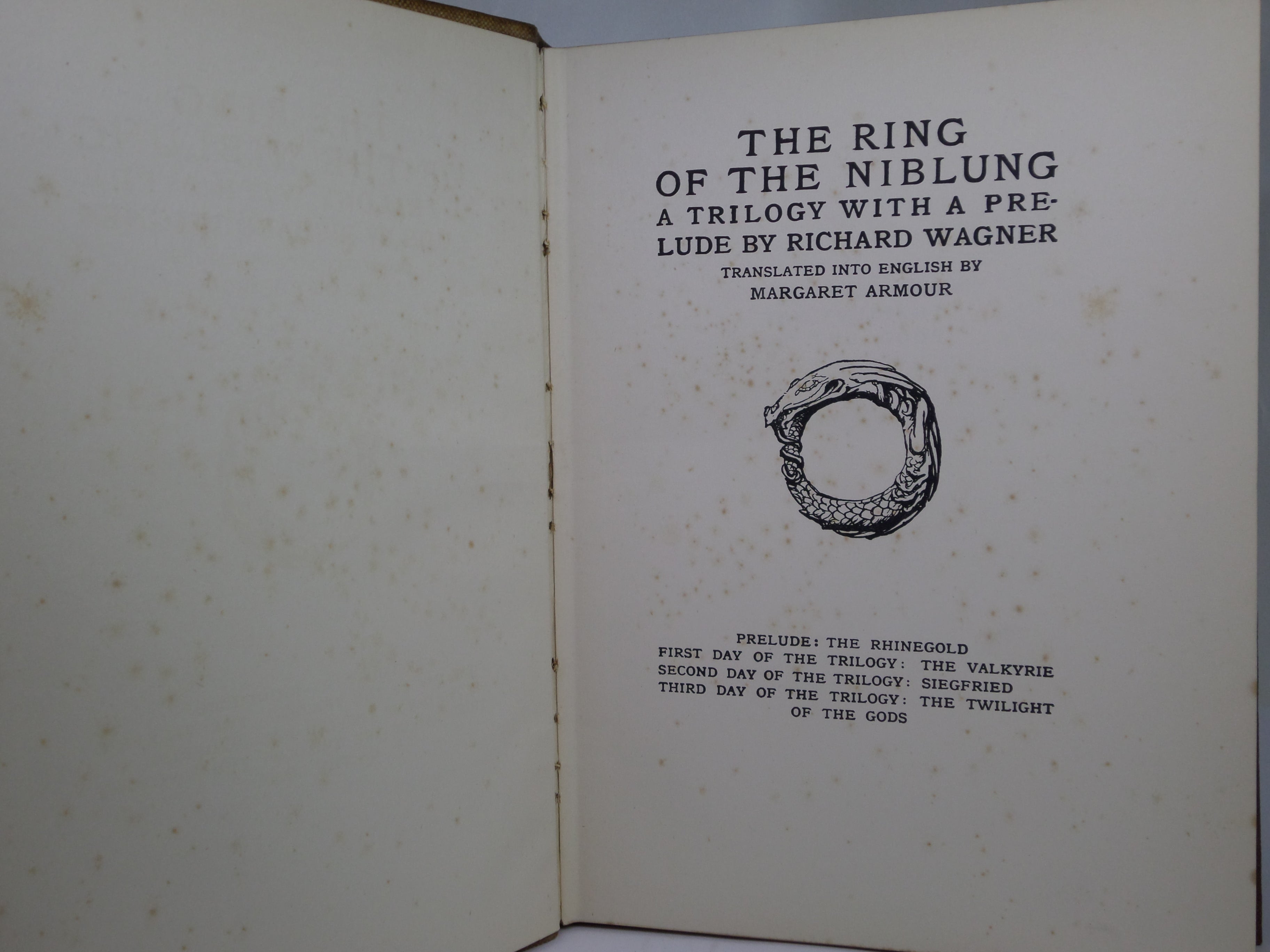 THE RHINEGOLD & THE VALKYRIE - SIEGFRIED & THE TWILIGHT OF THE GODS 1910-1911 ARTHUR RACKHAM FIRST EDITIONS