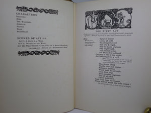 THE RHINEGOLD & THE VALKYRIE - SIEGFRIED & THE TWILIGHT OF THE GODS 1910-1911 ARTHUR RACKHAM FIRST EDITIONS