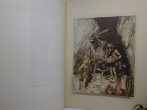 THE RHINEGOLD & THE VALKYRIE - SIEGFRIED & THE TWILIGHT OF THE GODS 1910-1911 ARTHUR RACKHAM FIRST EDITIONS