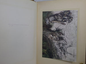 THE RHINEGOLD & THE VALKYRIE - SIEGFRIED & THE TWILIGHT OF THE GODS 1910-1911 ARTHUR RACKHAM FIRST EDITIONS