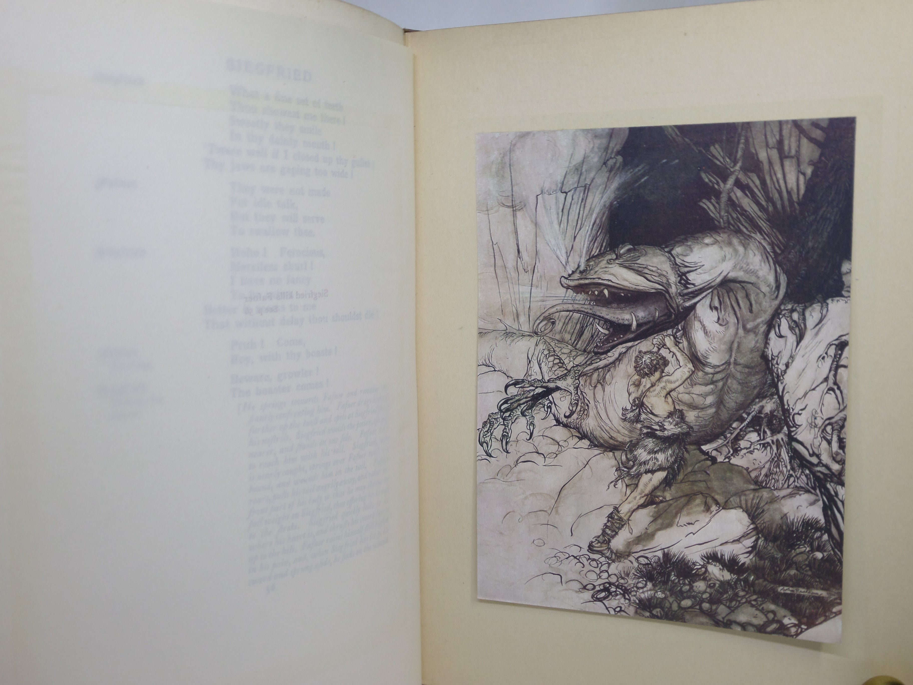 THE RHINEGOLD & THE VALKYRIE - SIEGFRIED & THE TWILIGHT OF THE GODS 1910-1911 ARTHUR RACKHAM FIRST EDITIONS