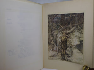 THE RHINEGOLD & THE VALKYRIE - SIEGFRIED & THE TWILIGHT OF THE GODS 1910-1911 ARTHUR RACKHAM FIRST EDITIONS