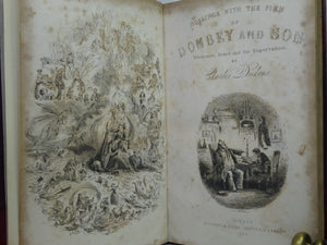 DOMBEY AND SON BY CHARLES DICKENS 1848 FIRST EDITION EXTRA ILLUSTRATED