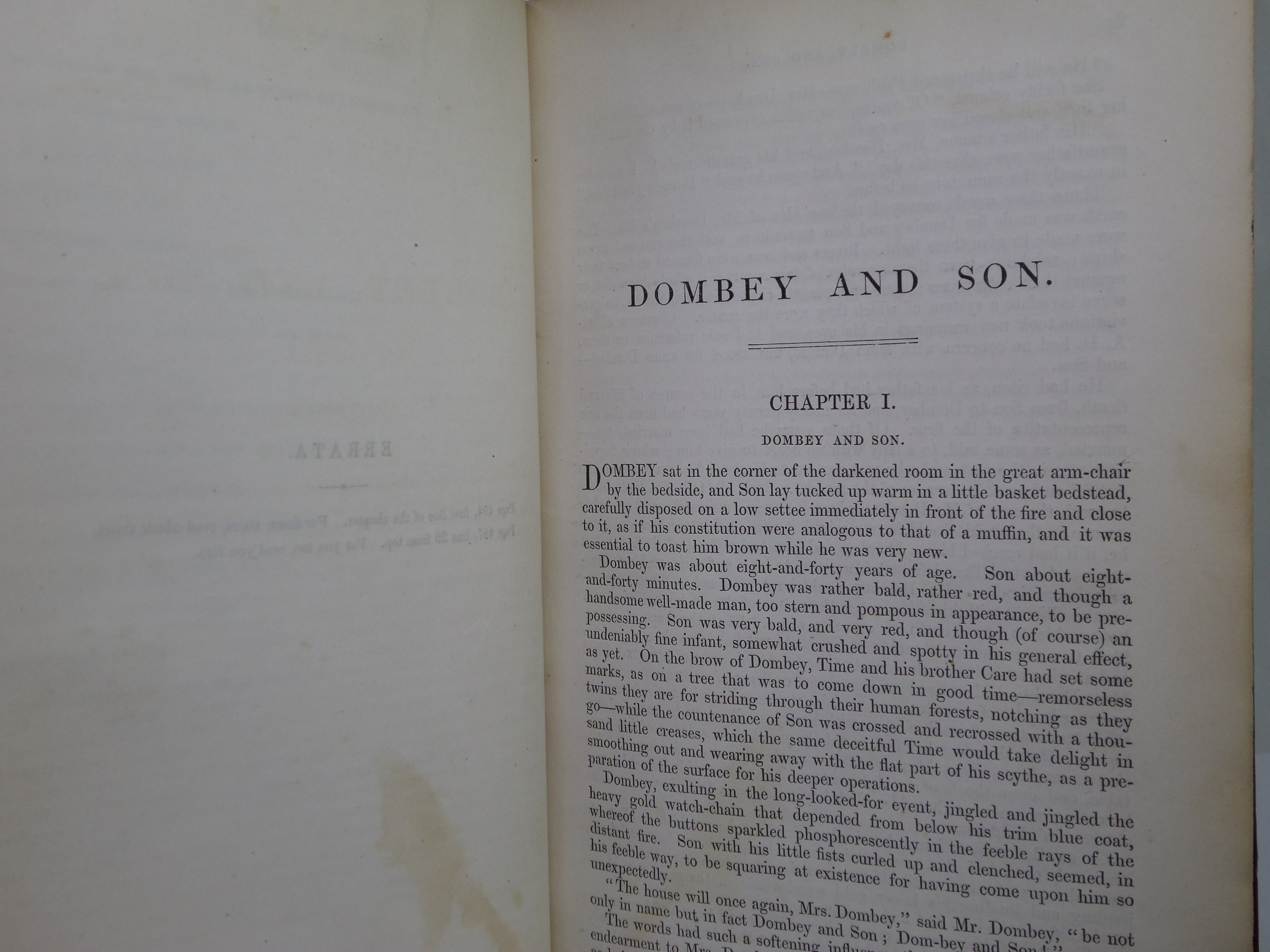 DOMBEY AND SON BY CHARLES DICKENS 1848 FIRST EDITION EXTRA ILLUSTRATED