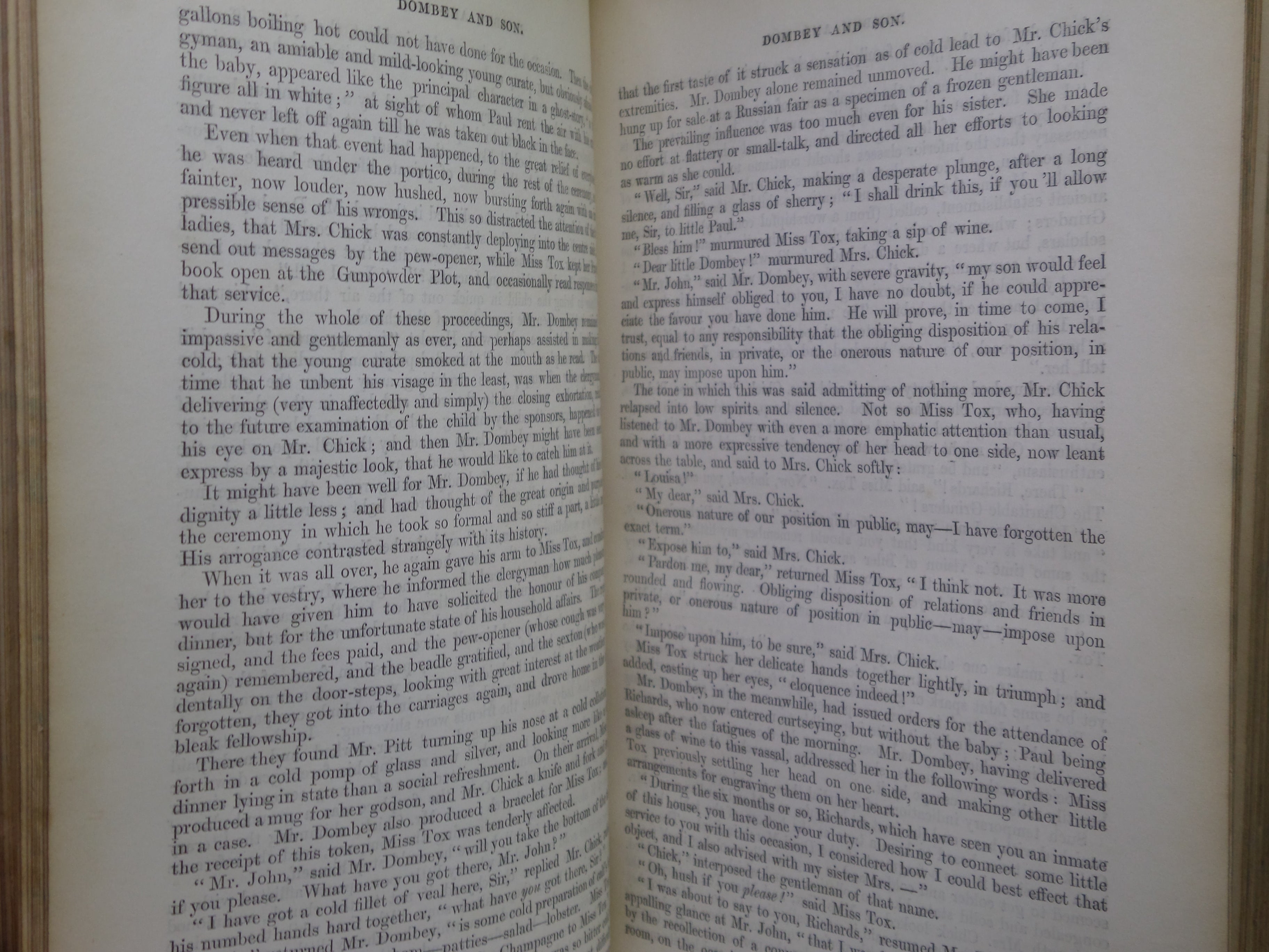 DOMBEY AND SON BY CHARLES DICKENS 1848 FIRST EDITION EXTRA ILLUSTRATED