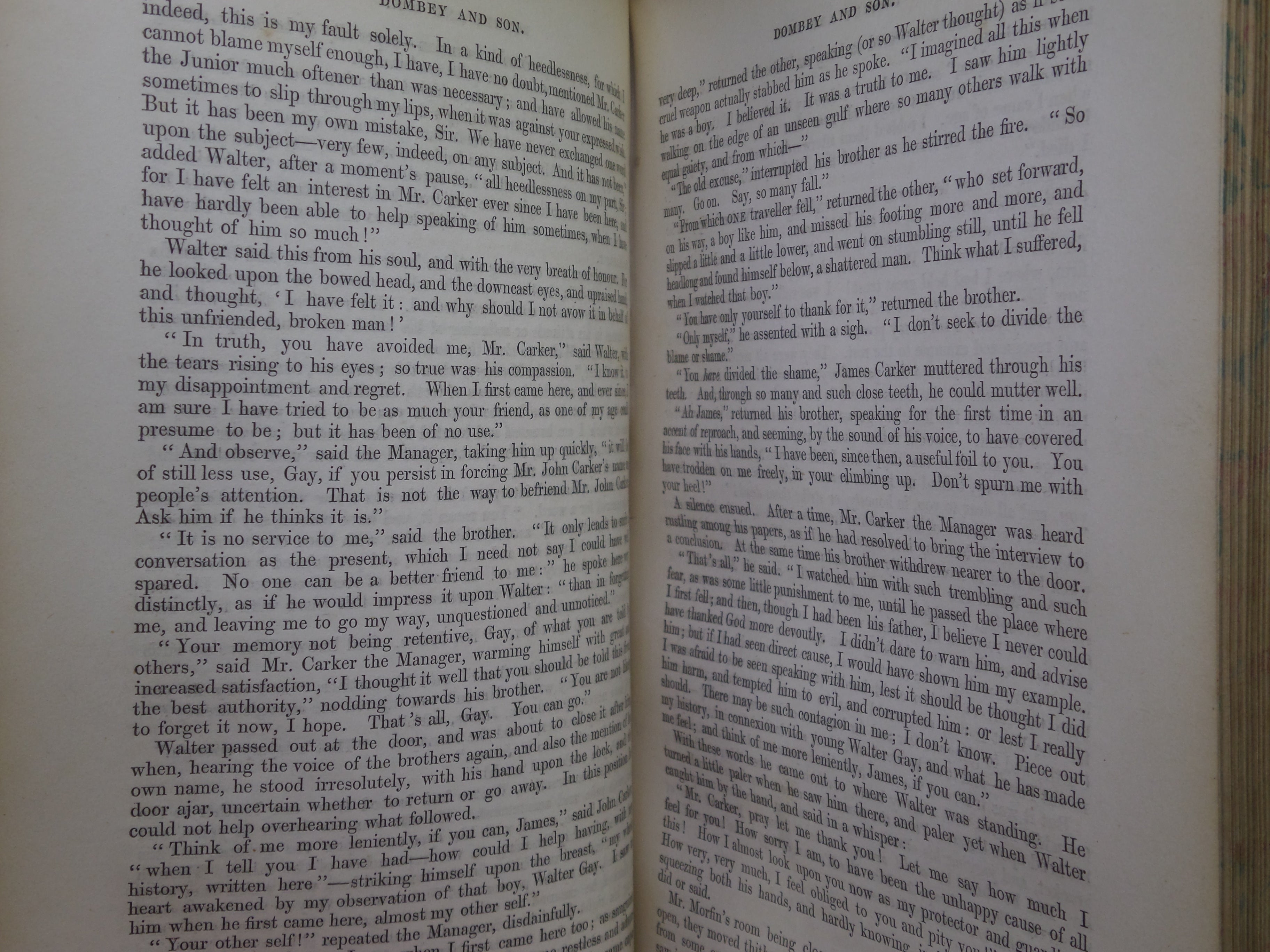 DOMBEY AND SON BY CHARLES DICKENS 1848 FIRST EDITION EXTRA ILLUSTRATED