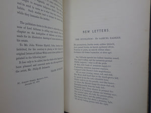 NATURAL HISTORY & ANTIQUITIES OF SELBORNE BY GILBERT WHITE 1875 EXTRA ILLUSTRATED, FINELY BOUND BY BAYNTUN