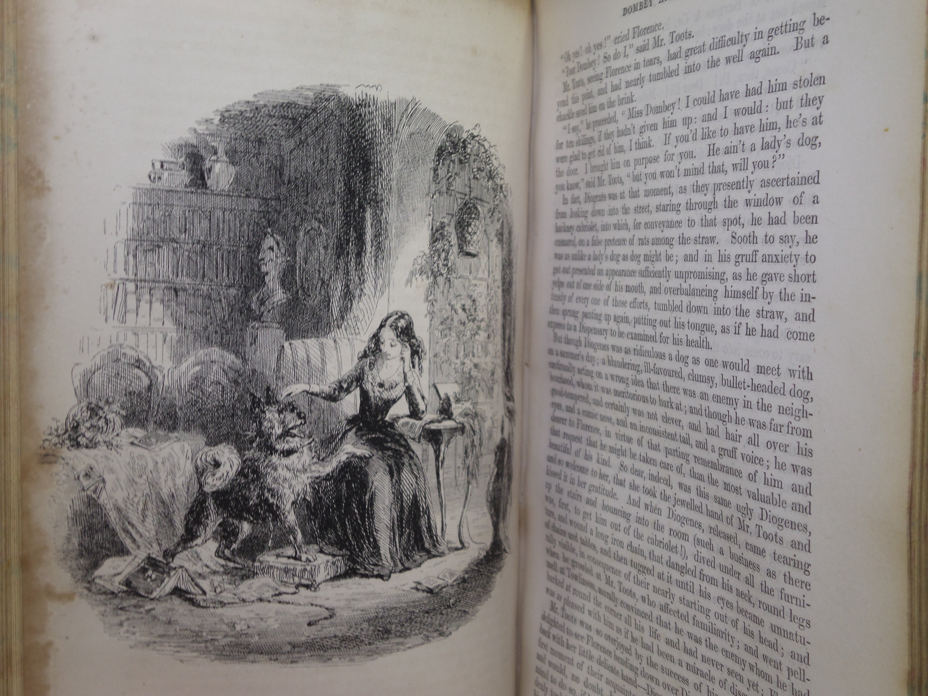 DOMBEY AND SON BY CHARLES DICKENS 1848 FIRST EDITION EXTRA ILLUSTRATED