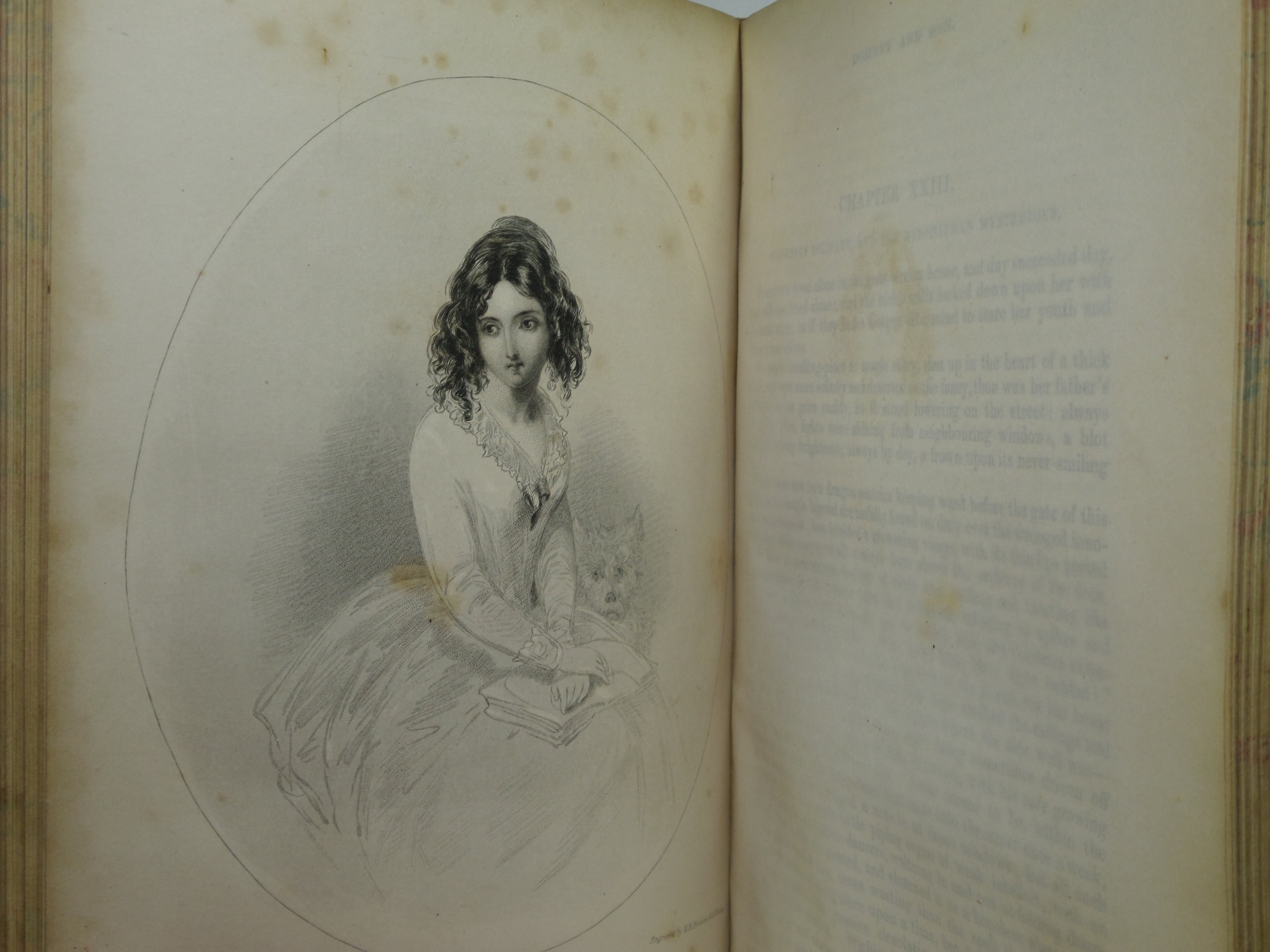 DOMBEY AND SON BY CHARLES DICKENS 1848 FIRST EDITION EXTRA ILLUSTRATED
