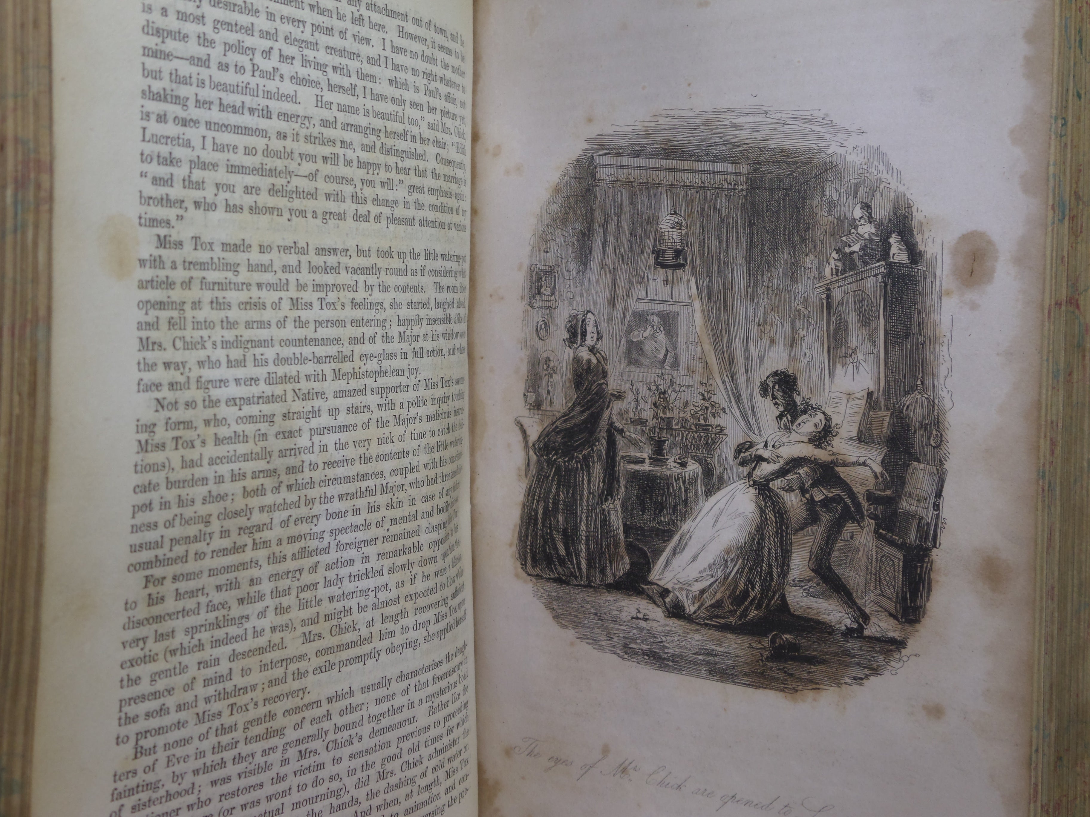 DOMBEY AND SON BY CHARLES DICKENS 1848 FIRST EDITION EXTRA ILLUSTRATED
