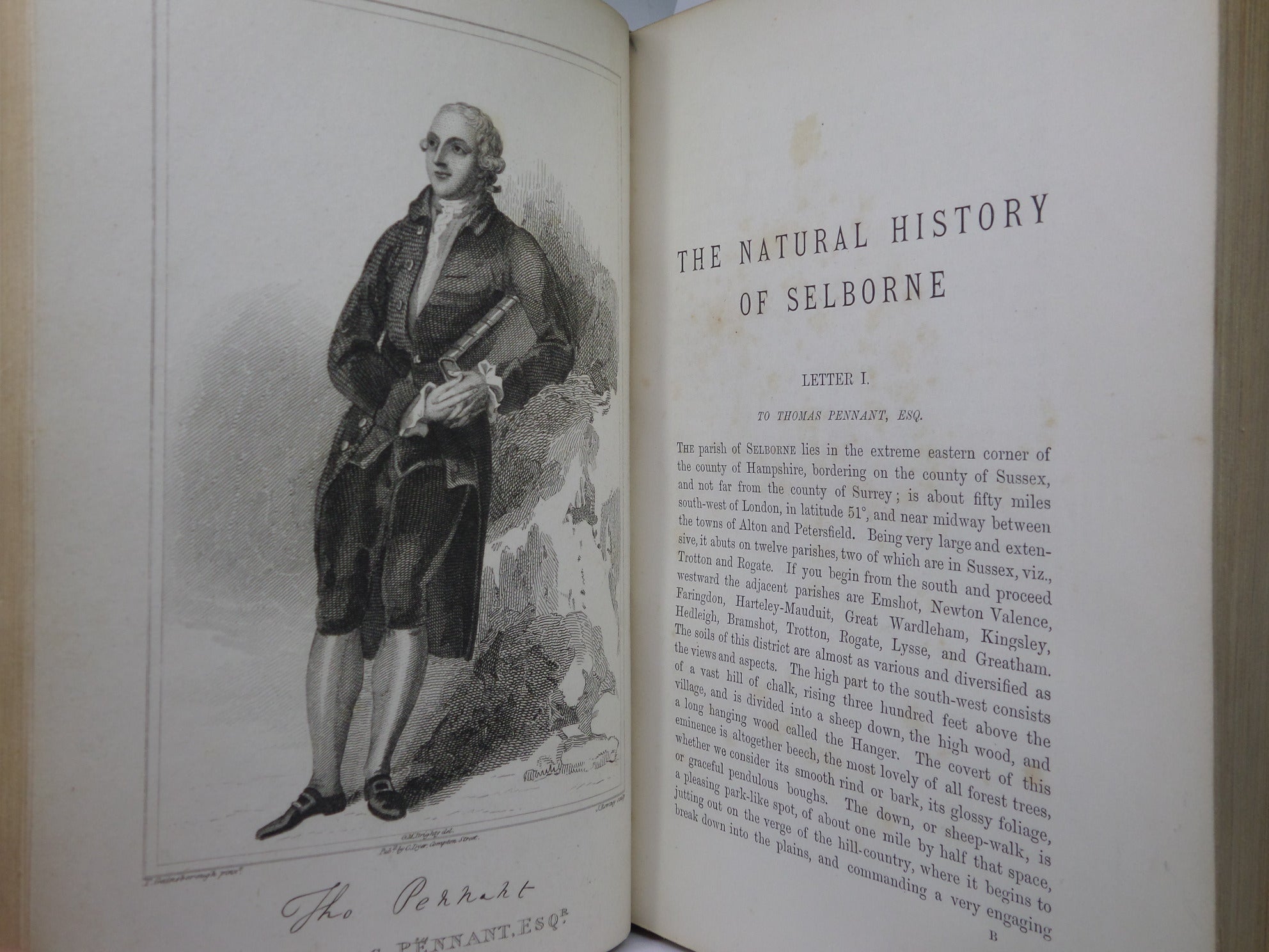 NATURAL HISTORY & ANTIQUITIES OF SELBORNE BY GILBERT WHITE 1875 EXTRA ILLUSTRATED, FINELY BOUND BY BAYNTUN