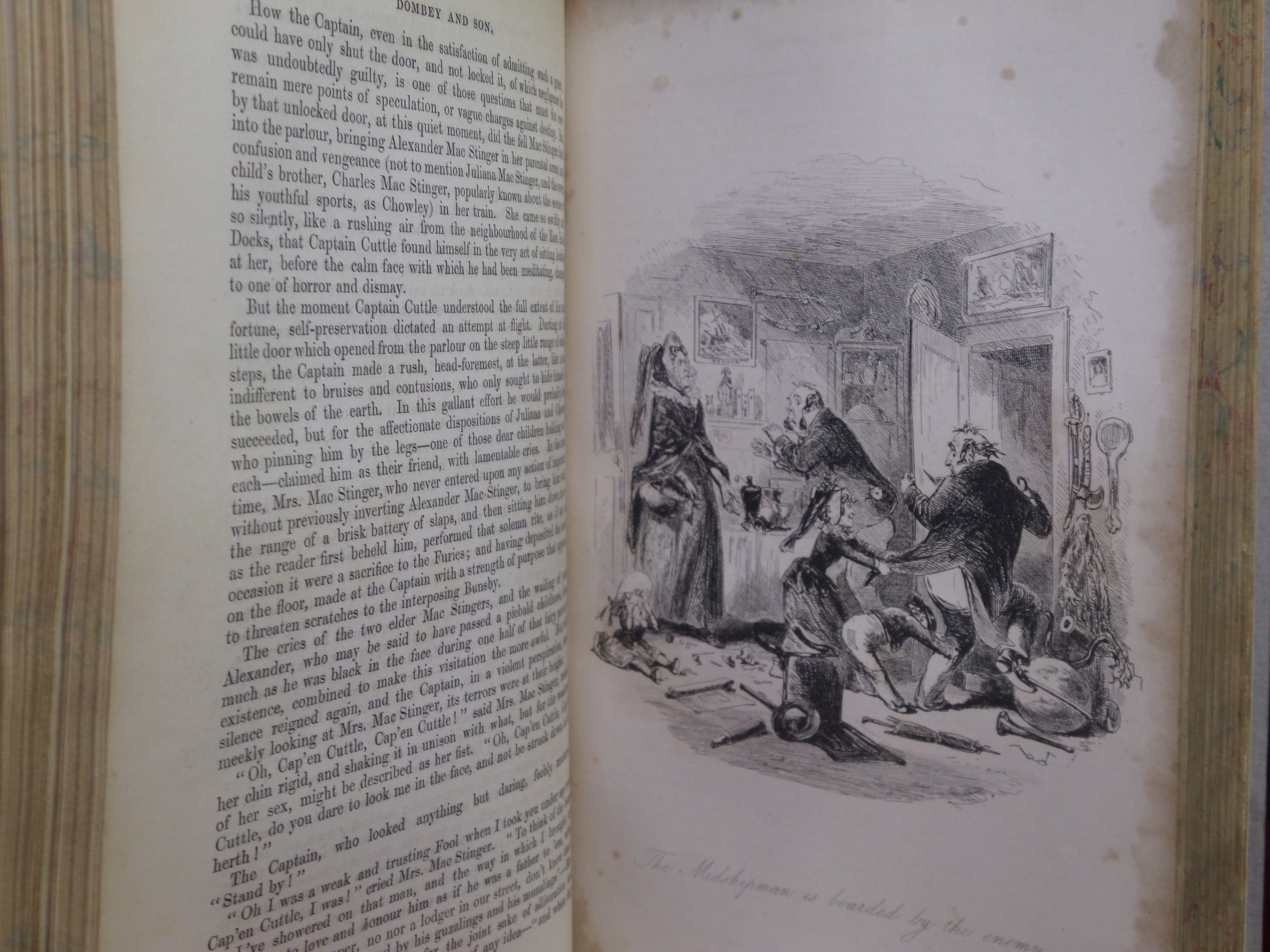 DOMBEY AND SON BY CHARLES DICKENS 1848 FIRST EDITION EXTRA ILLUSTRATED