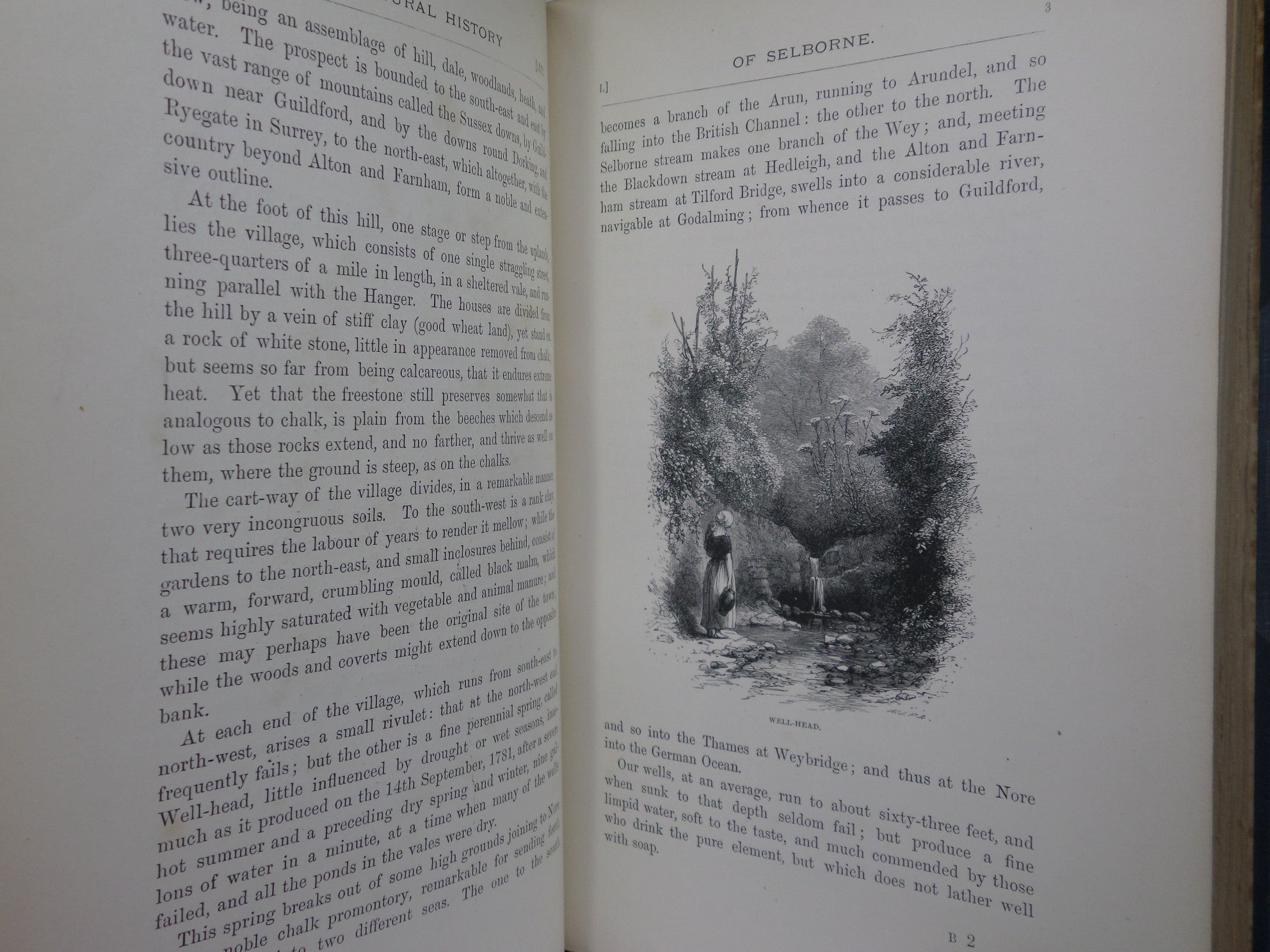 NATURAL HISTORY & ANTIQUITIES OF SELBORNE BY GILBERT WHITE 1875 EXTRA ILLUSTRATED, FINELY BOUND BY BAYNTUN