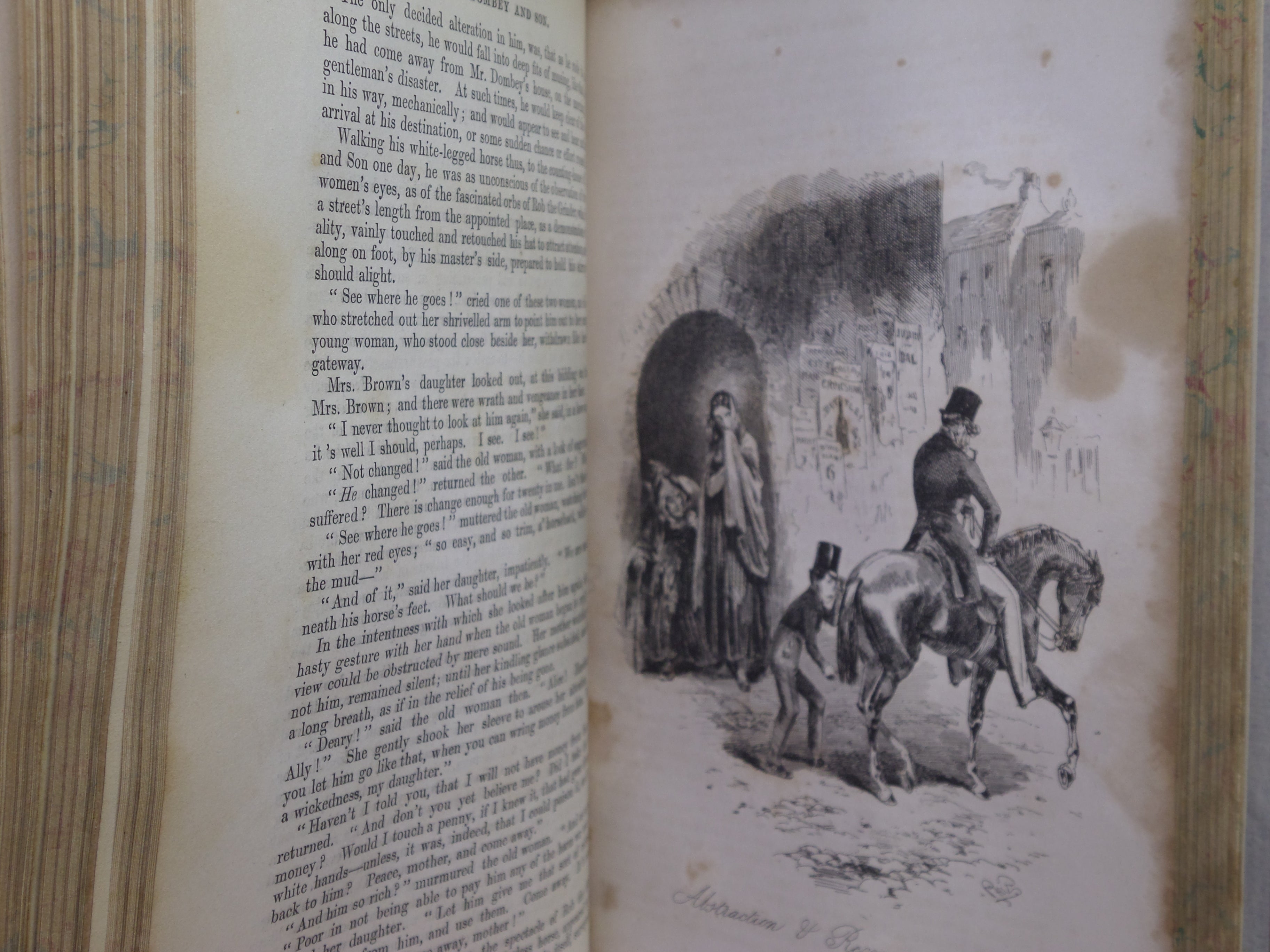 DOMBEY AND SON BY CHARLES DICKENS 1848 FIRST EDITION EXTRA ILLUSTRATED