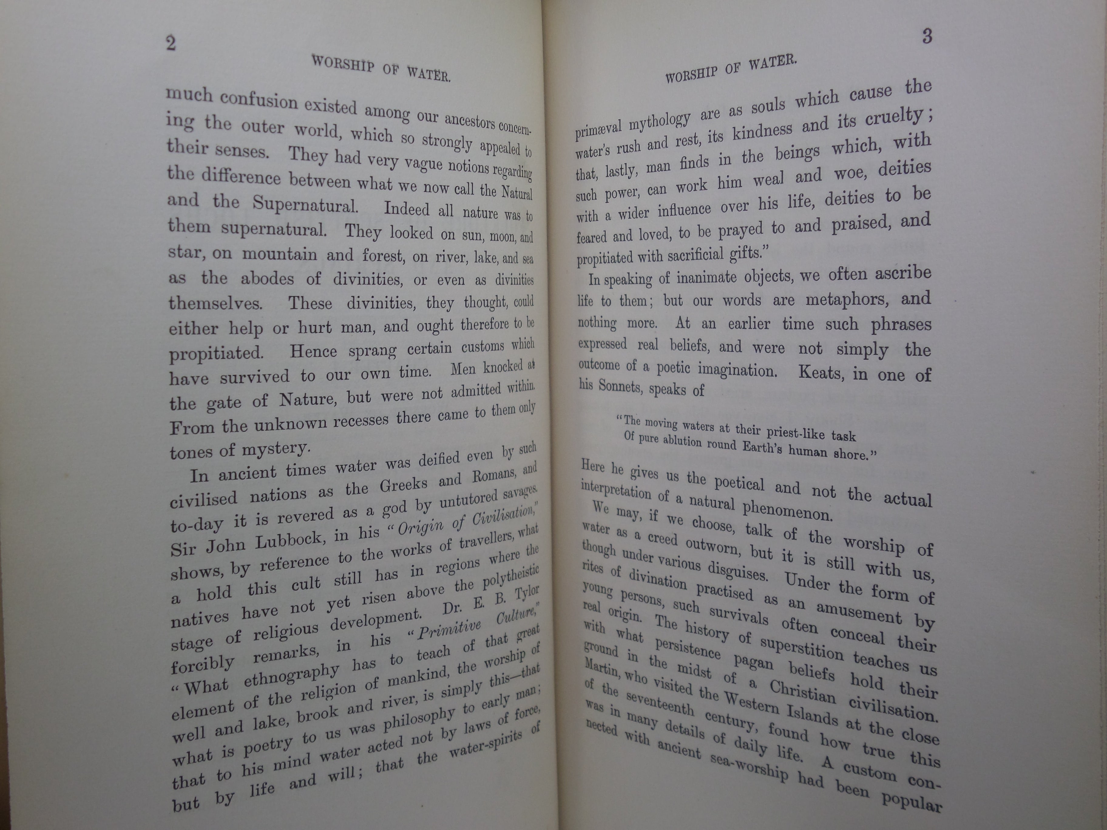 FOLKLORE OF SCOTTISH LOCHS AND SPRINGS BY JAMES M. MACKINLAY 1893 FIRST EDITION