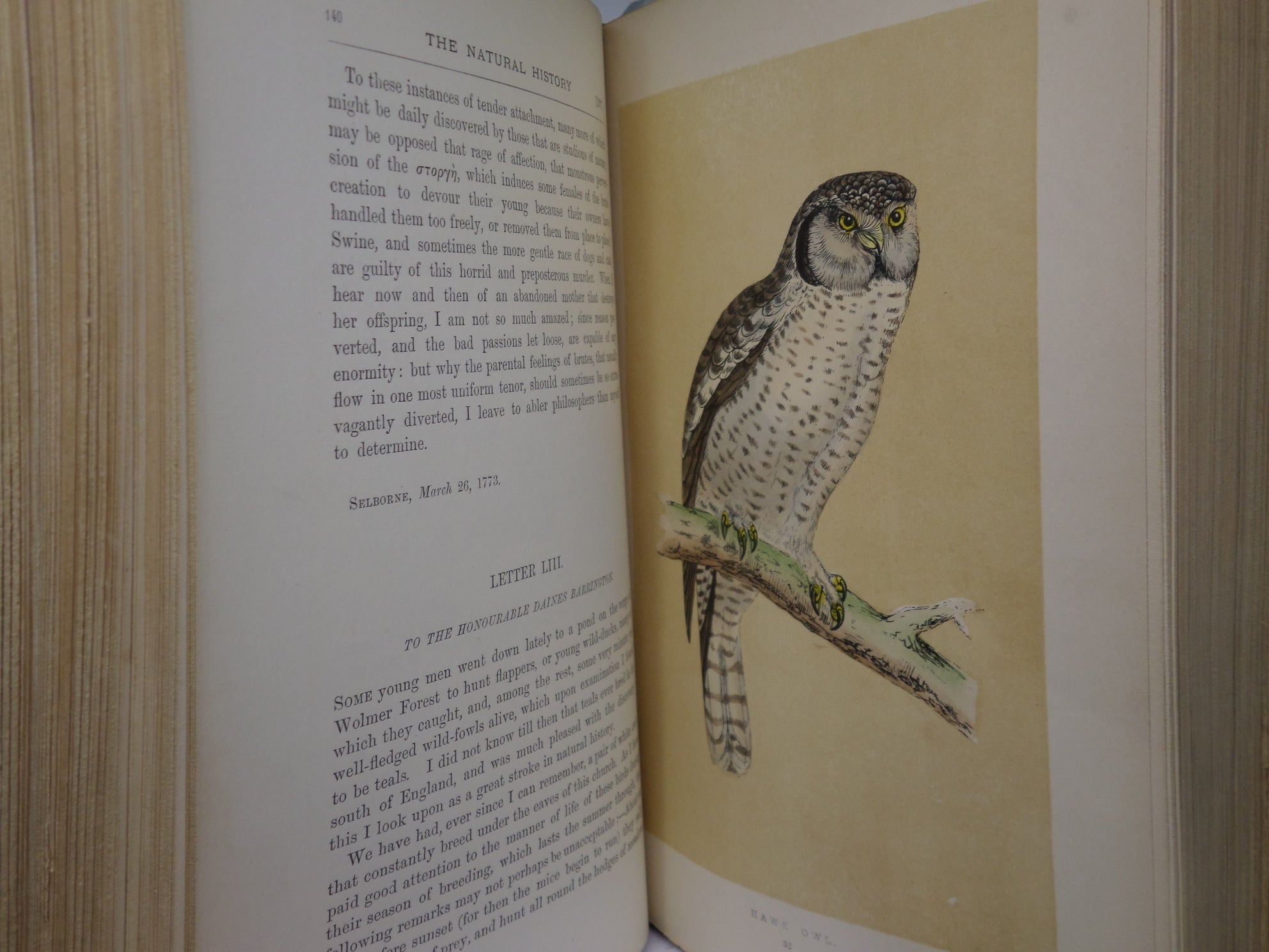 NATURAL HISTORY & ANTIQUITIES OF SELBORNE BY GILBERT WHITE 1875 EXTRA ILLUSTRATED, FINELY BOUND BY BAYNTUN