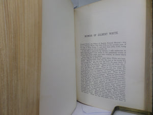 NATURAL HISTORY & ANTIQUITIES OF SELBORNE BY GILBERT WHITE 1875 EXTRA ILLUSTRATED, FINELY BOUND BY BAYNTUN