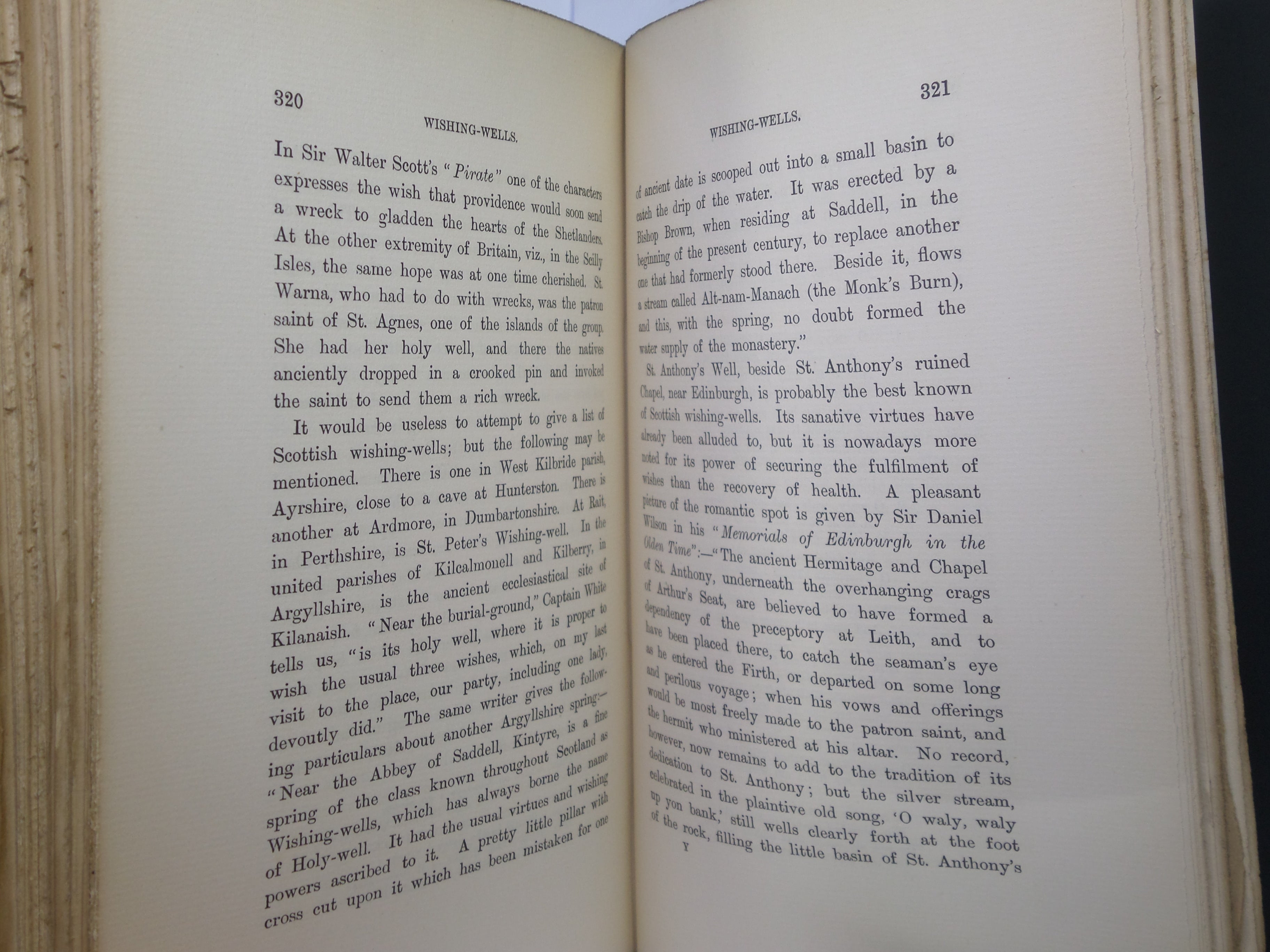 FOLKLORE OF SCOTTISH LOCHS AND SPRINGS BY JAMES M. MACKINLAY 1893 FIRST EDITION