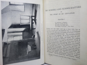 MY SCHOOLS AND SCHOOLMASTERS OR THE STORY OF MY EDUCATION BY HUGH MILLER 1905 LEATHER BOUND FIRST EDITION