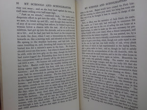 MY SCHOOLS AND SCHOOLMASTERS OR THE STORY OF MY EDUCATION BY HUGH MILLER 1905 LEATHER BOUND FIRST EDITION